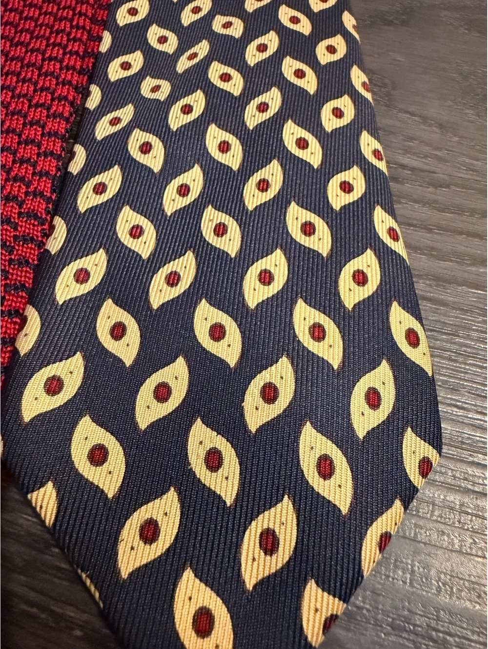 Vintage Barneys New York Silk Tie Lot Italy 2pc Tags
